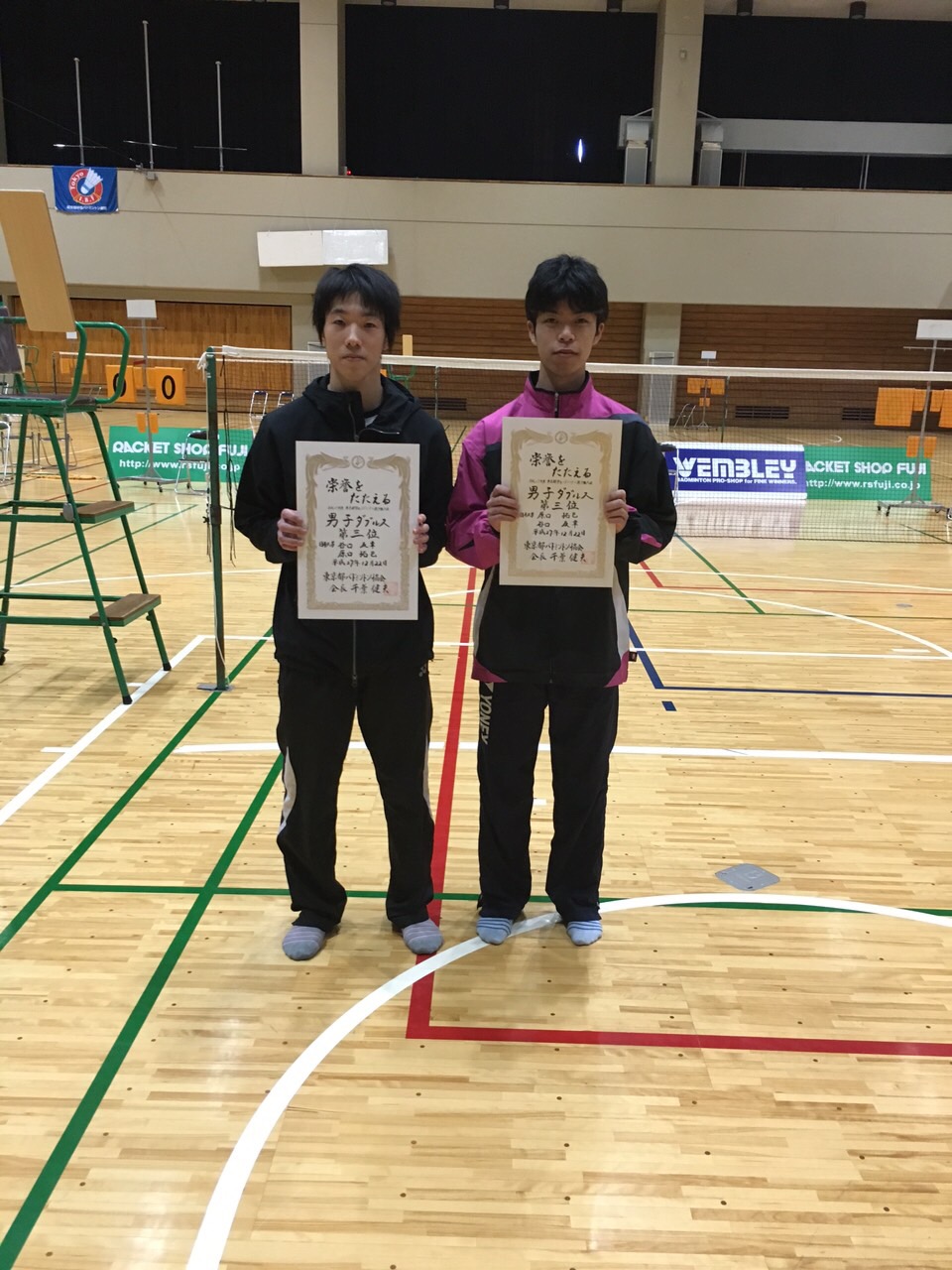 上位入賞者